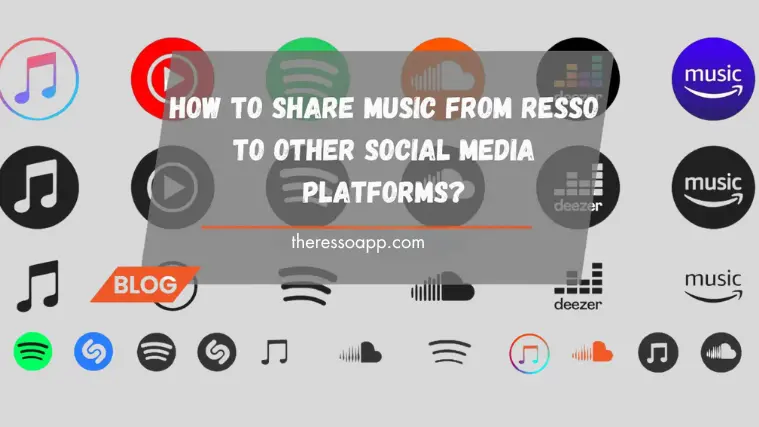 how to share music from resso to other social media platforms