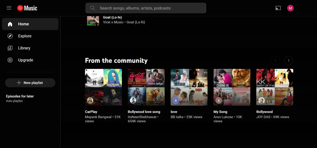 YouTube Music: Video & Audio Music