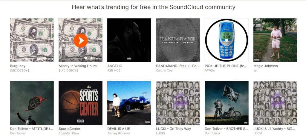 SoundCloud vs. Deezer: Common Features